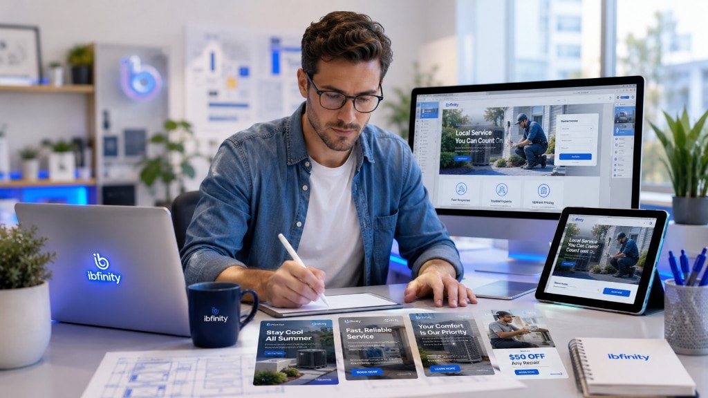 Landing Pages & Ad Creatives preview